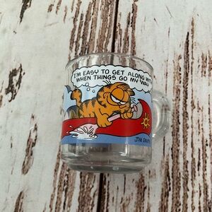 1978 ANCHOR HOCKING McDONALDS GARFIELD GLASS MUG